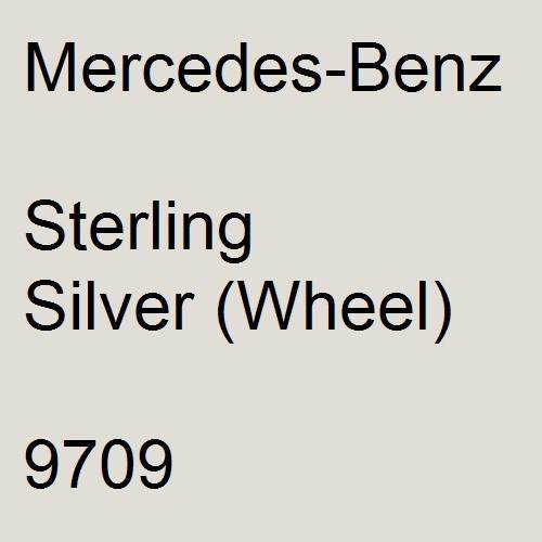 Mercedes-Benz, Sterling Silver (Wheel), 9709.